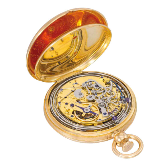 Repeating grande and petite sonnerie clock watch Circa 1820 Repeating grande and petite sonnerie clock watch Circa 1820
