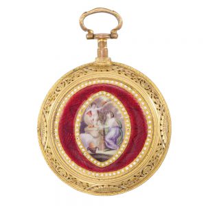 English clock watch made for the Chinese market Circa 1780