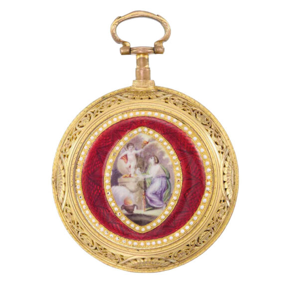 English clock watch made for the Chinese market Circa 1780