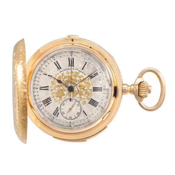 Swiss rose gold minute repeating chronograph Circa 1890