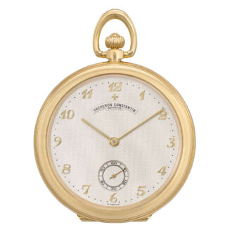 Swiss gold lever dress watch with enamel miniature Circa 1997