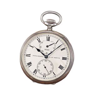 Swiss silver deck chronometer with power reserve Circa 1926