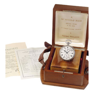 Swiss silver deck chronometer with power reserve Circa 1926
