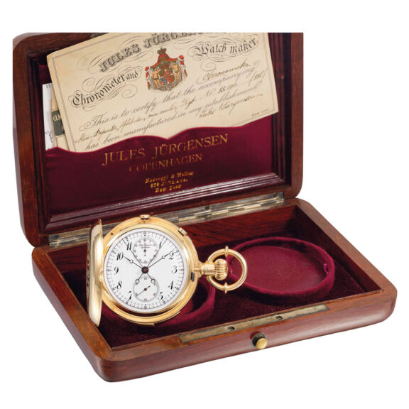 Danish minute repeating split seconds chronograph Circa 1902 Danish minute repeating split seconds chronograph Circa 1902