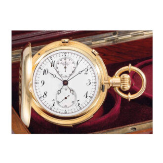 Danish minute repeating split seconds chronograph Circa 1902