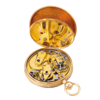 French gold half quarter repeating jump hour duplex Circa 1807