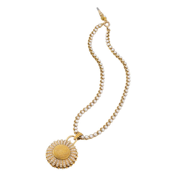 Swiss 18k gold daisy flower shaped cylinder watch Circa 1880 Swiss 18k gold daisy flower shaped cylinder watch Circa 1880
