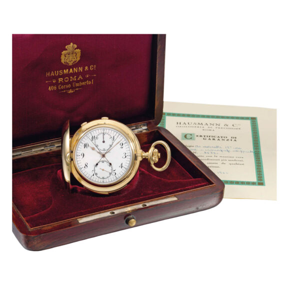 Swiss repeating split seconds lever chronograph Circa 1910 Swiss repeating split seconds lever chronograph Circa 1910