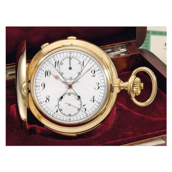 Swiss repeating split seconds lever chronograph Circa 1910