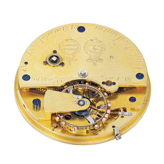 Gold pocket chronometer with power reserve Circa 1865-1866 Gold pocket chronometer with power reserve Circa 1865-1866