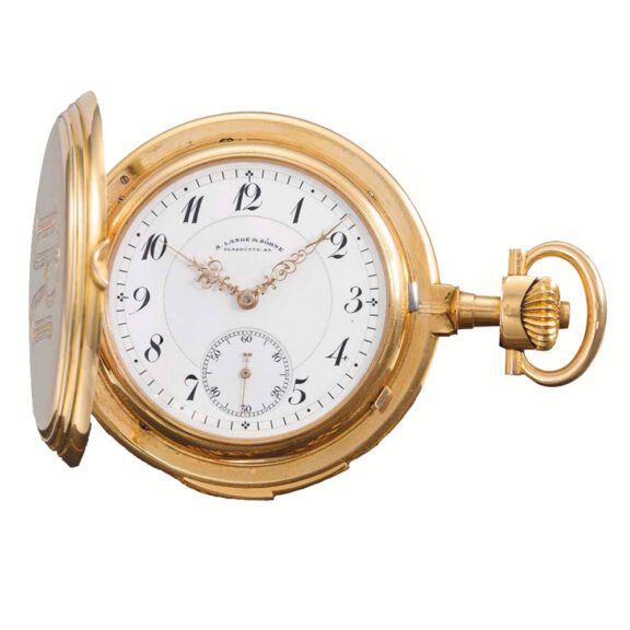 German rose gold quarter repeating lever watch Circa 1910