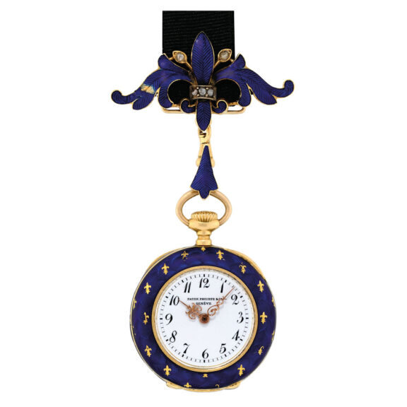 Swiss gold decorated pendant watch with brooch Circa 1895 Swiss gold decorated pendant watch with brooch Circa 1895