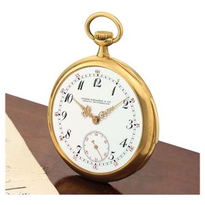 Swiss gold minute repeating lever with hidden hinge Circa 1911