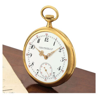Swiss gold minute repeating lever with hidden hinge Circa 1911