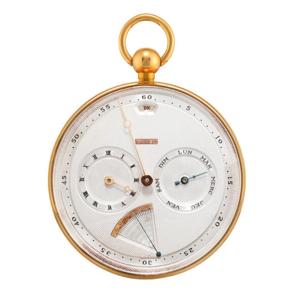 Lever with days of the week and power reserve Circa 1980