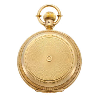 Fine American 18k gold hunting cased lever watch Circa 1890 Fine American 18k gold hunting cased lever watch Circa 1890