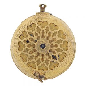 German gilt stackfreed pre balance spring verge Circa 1600