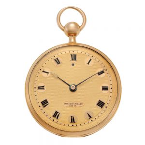Swiss gold three hammer repeating cylinder Circa 1850-1860