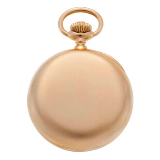Swiss 18k rose gold trip minute repeating lever Circa 1900