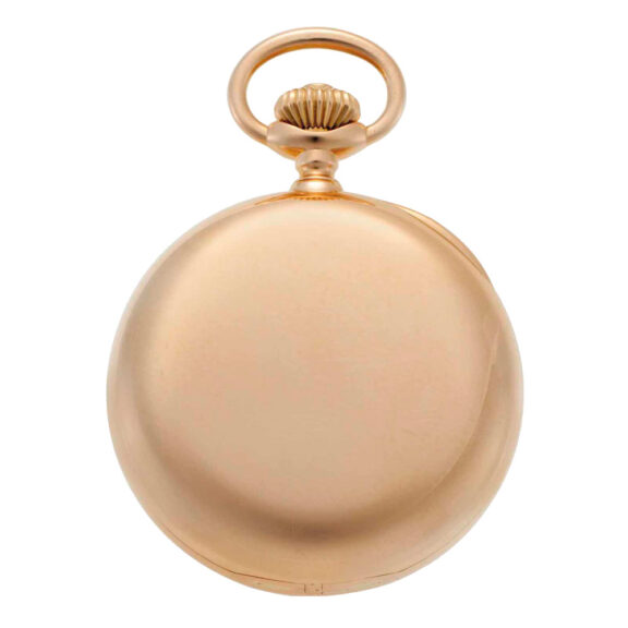 Swiss 18k rose gold trip minute repeating lever Circa 1900 Swiss 18k rose gold trip minute repeating lever Circa 1900
