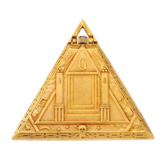 Swiss gold filled triangular shaped Masonic watch Circa 1935