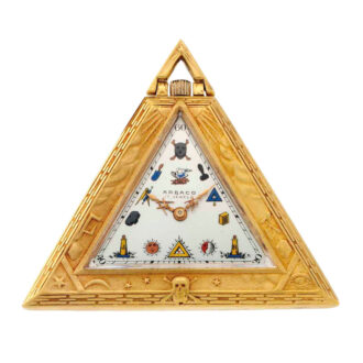 Swiss gold filled triangular shaped Masonic watch Circa 1935
