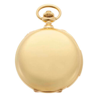 Swiss gold minute repeating complicated watch Circa 1890