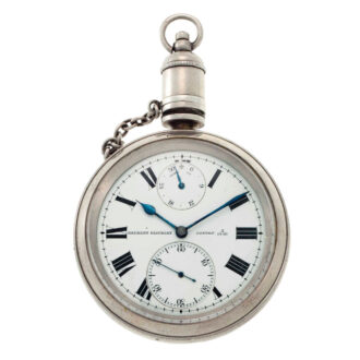 English silver lever deck watch with power reserve circa 1903