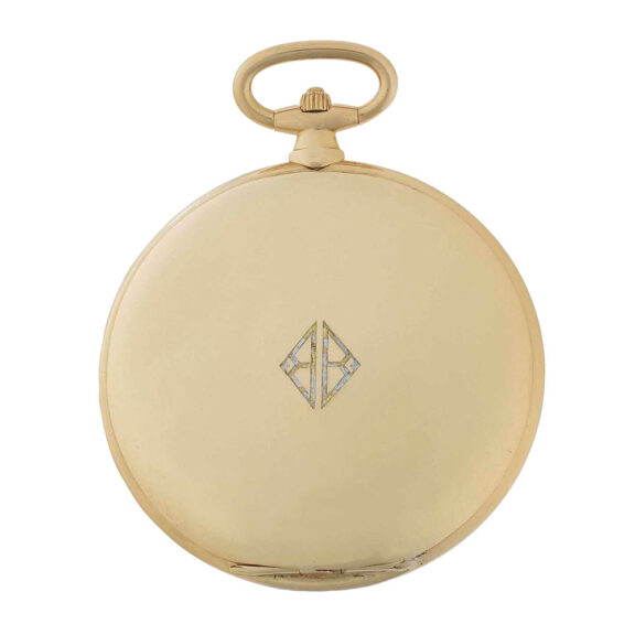 Ultra thin French gold  hunting cased dress watch Circa 1925
