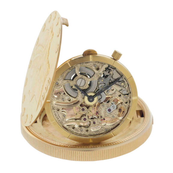 Swiss 18 carat gold US twenty dollar coin watch Circa 1970 Swiss 18 carat gold US twenty dollar coin watch Circa 1970