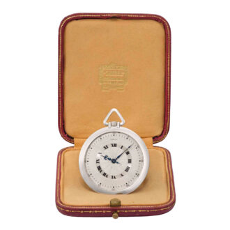 Fine, attractive French platinum lever dress watch Circa 1930