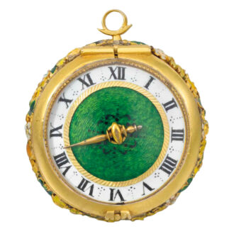 Danish gold and enamel pre balance spring verge Circa 1660 Danish gold and enamel pre balance spring verge Circa 1660