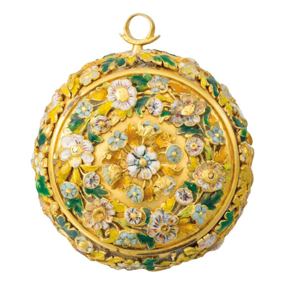 Danish gold and enamel pre balance spring verge Circa 1660 Danish gold and enamel pre balance spring verge Circa 1660