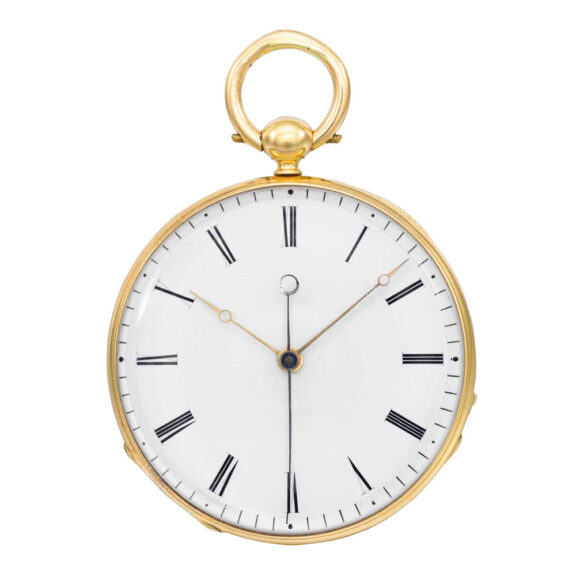 Swiss gold independent dead centre seconds lever Circa 1880 Swiss gold independent dead centre seconds lever Circa 1880