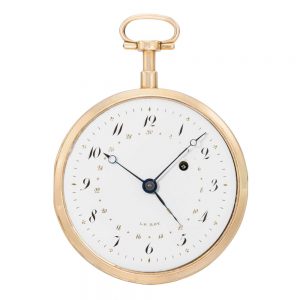 French 18k rose gold à toc quarter repeating verge Circa 1800