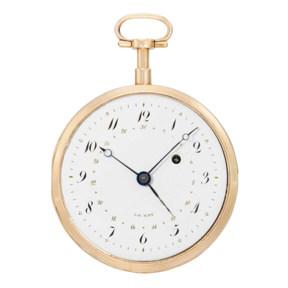 French 18k rose gold à toc quarter repeating verge Circa 1800
