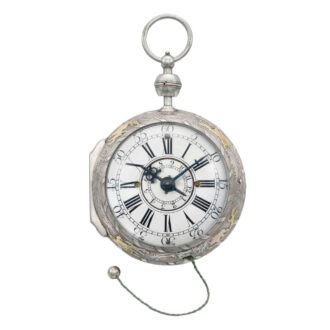 Unusual French repeating and striking coach watch Circa 1760 Unusual French repeating and striking coach watch Circa 1760