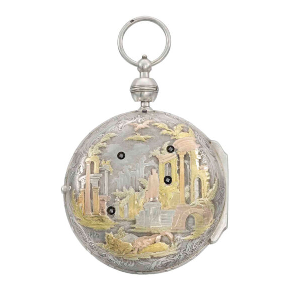 Unusual French repeating and striking coach watch Circa 1760 Unusual French repeating and striking coach watch Circa 1760