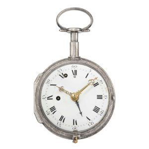 German quarter repeating coach watch with alarm Circa 1790