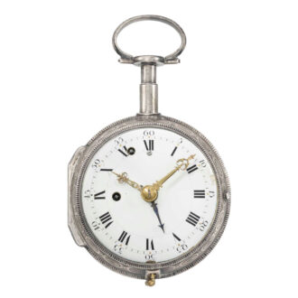 German quarter repeating coach watch with alarm Circa 1790