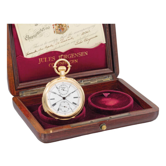 Danish gold repeating split seconds chronograph Circa 1902 Danish gold repeating split seconds chronograph Circa 1902