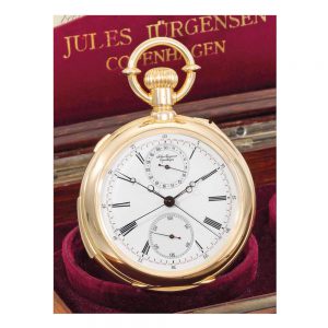 Danish gold repeating split seconds chronograph Circa 1902