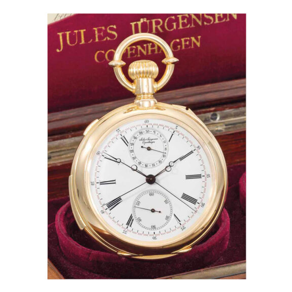 Danish gold repeating split seconds chronograph Circa 1902 Danish gold repeating split seconds chronograph Circa 1902