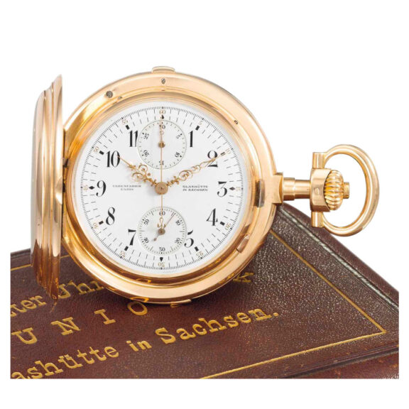 German gold minute repeating lever chronograph Circa 1902 German gold minute repeating lever chronograph Circa 1902
