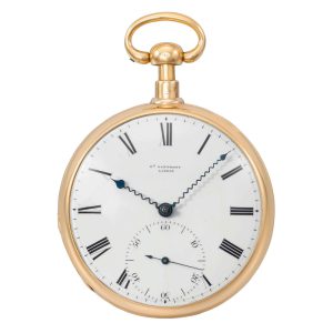 English rose gold carillon repeating chronometer Circa 1814