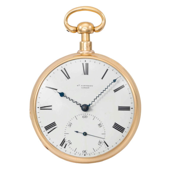 English rose gold carillon repeating chronometer Circa 1814