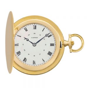 French gold ultra slim hunting cased keyless lever Circa 1925