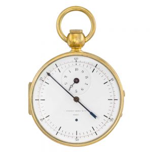 French brass inking centre seconds chronograph Circa 1860