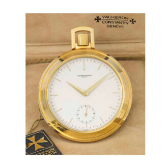 Important Swiss gold lever chronometer Circa 1946 and 1990
