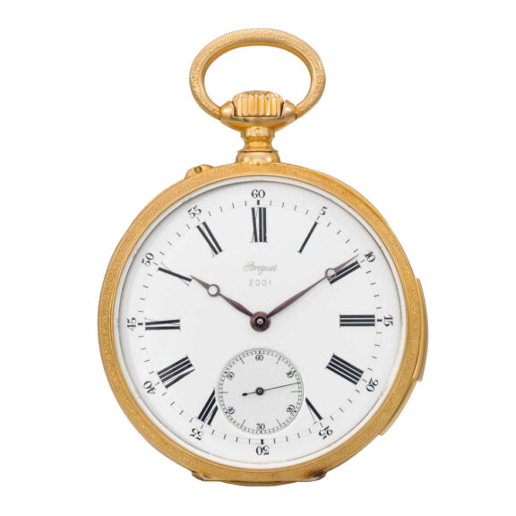 Attractive Swiss rose gold quarter repeating lever Circa 1894